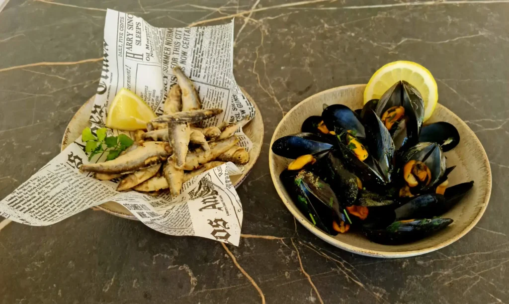 fresh seafood and Dalmatian dishes at Roko Grebastica