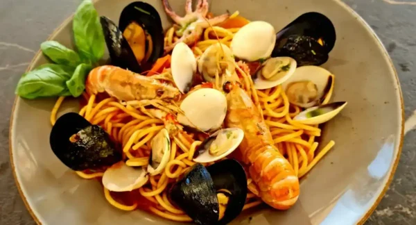 grilled fish and local cuisine in Dalmatia