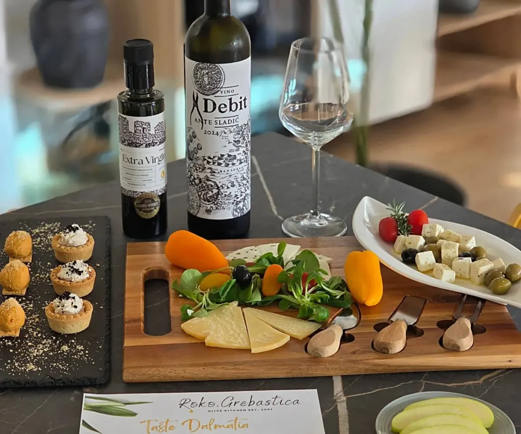 Olive oil tasting experience near Šibenik in Dalmatia